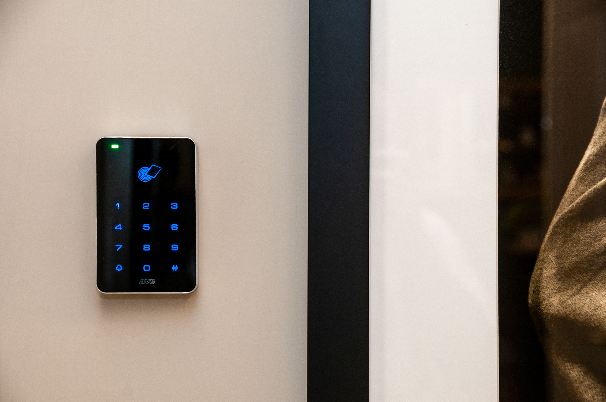 Self check-in with electronic keypad